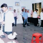 Students in Museum Specimen Room Studying About the Anatomy (Osteology)