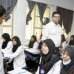 A view of Class Room During Inspection Team by A.K.U