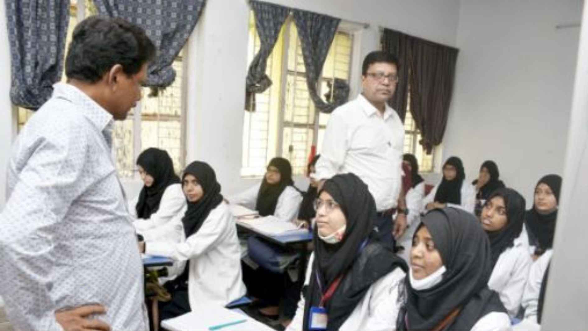 A view of Class Room During Inspection Team by A.K.U